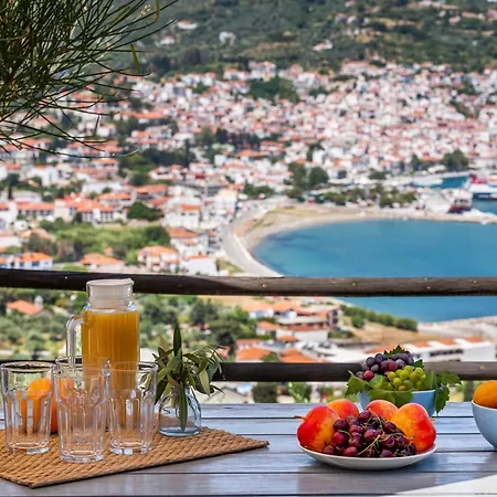 Nina Skopelos- Private Pool - Magnificent Views Villa Skopelos Town