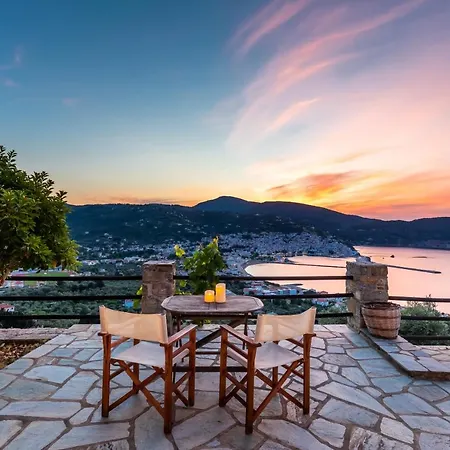 Villa Nina Skopelos- Private Pool - Magnificent Views Skopelos Town