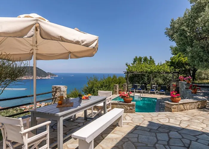 Nina Skopelos- Private Pool - Magnificent Views Villa *