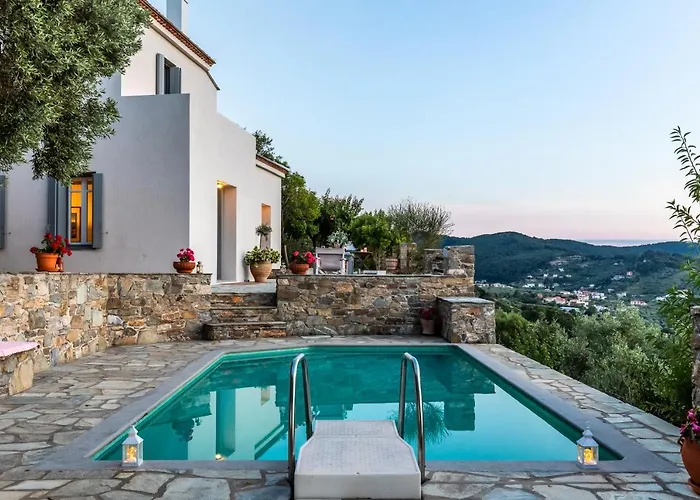 Nina Skopelos- Private Pool - Magnificent Views Villa *